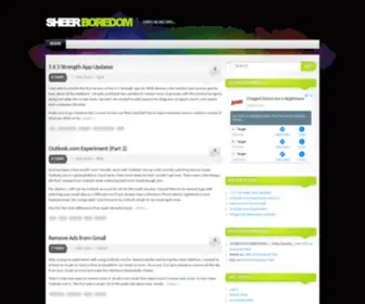 Sheerboredom.net(Sheer Boredom) Screenshot