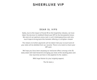 Sheerluxevip.com(Private Site) Screenshot
