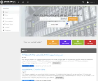 Sheernox.com(Portal Home) Screenshot