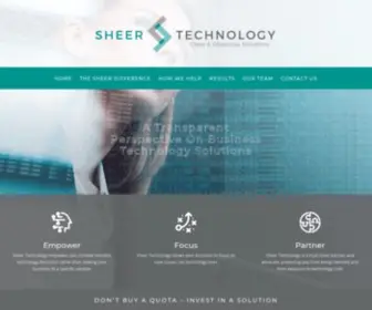 Sheertechnology.net(SHEER TECHNOLOGY) Screenshot