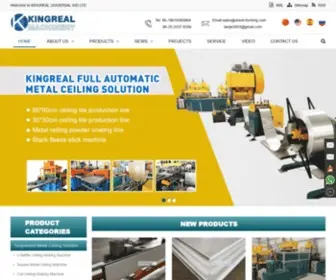 Sheet-Forming.com(KINGREAL UNIVERSAL INDUSTRIAL LIMITED) Screenshot