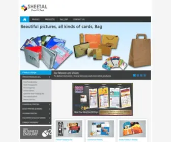 Sheetalprint.com(Custom Printed Packaging) Screenshot