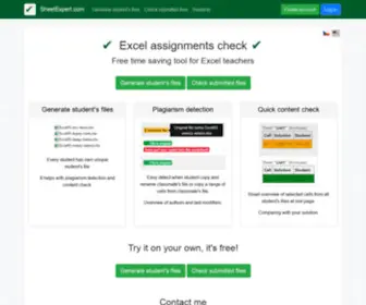 Sheetexpert.com(Excel assignments check) Screenshot