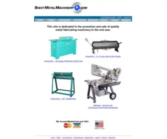 Sheetmetalmachinery.com(Three Rivers Machinery) Screenshot