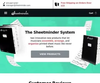 Sheetminder.com(The Ultimate Sheet Music Organization System) Screenshot