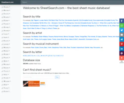 SheetmusicPiano.co.uk(sheetmusicpiano) Screenshot