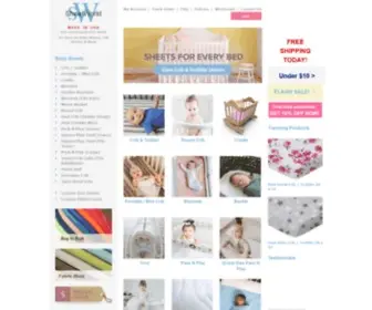 SheetWorld.com(Crib Sheets) Screenshot