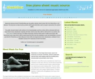 Sheetzbox.com(Piano) Screenshot