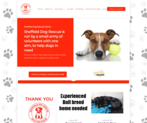 Sheffield-Dog-Rescue.org.uk(Sheffield Dog Rescue) Screenshot