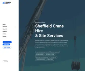 Sheffieldcranehire.co.uk(WordPress) Screenshot