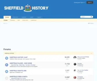 Sheffieldhistory.co.uk(Sheffield Memories) Screenshot