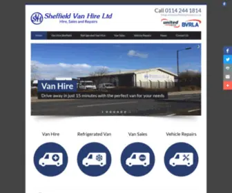 Sheffieldvanhireltd.co.uk(Sheffield Van Hire Ltd) Screenshot