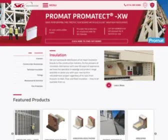 Sheffins.co.uk(SIG Insulation) Screenshot