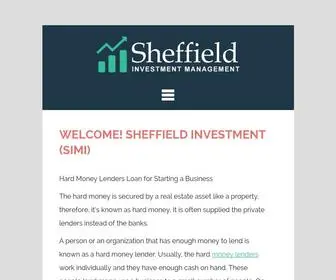 Shefinvestment.com(Sheffield Investment Management) Screenshot