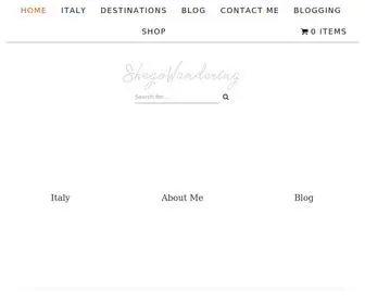 Shegowandering.com(ShegoWandering) Screenshot