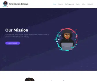 Shehackske.com(Shehacks Kenya) Screenshot
