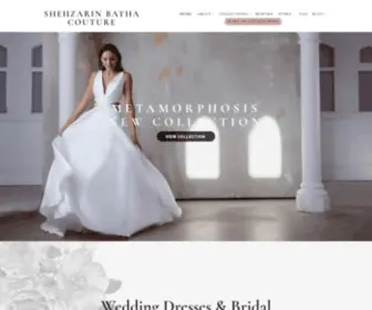 ShehZarinbathacouture.com.au(Wedding Dresses Armadale) Screenshot