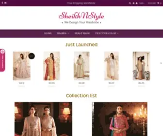 Sheikhnstyle.com(Sheikhnstyle) Screenshot