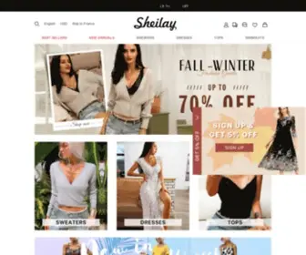 Sheilay.com(Dresses, Shoes and Accessories On Sale Today) Screenshot