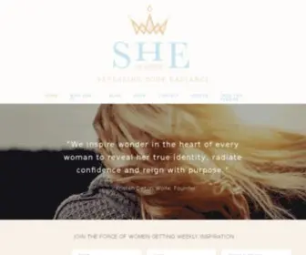 Sheismore.com(Revealing your Radiance) Screenshot