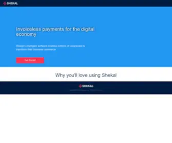 Shekal.com(Corporate Credit Relationship and Payment Automation Platform) Screenshot