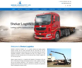 Shekargroup.net(SHEKAR LOGISTICS PRIVATE LTD) Screenshot