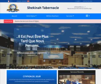 Shekinahgospel.org(Shekinkah Tabernacle) Screenshot