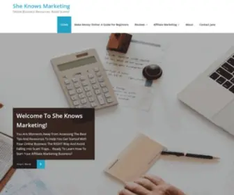 Sheknowsmarketing.com(Online Business Success) Screenshot