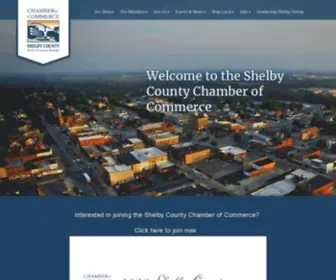 Shelbychamber.net(Shelby County Chamber of Commerce) Screenshot