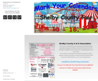 Shelbycofair.com(Shelby County A&M Association) Screenshot