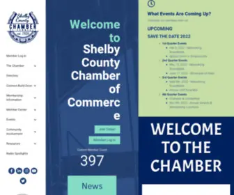 Shelbycountykychamber.com(Shelby County Chamber of Commerce) Screenshot