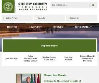 Shelbycountytn.gov(Shelby County) Screenshot
