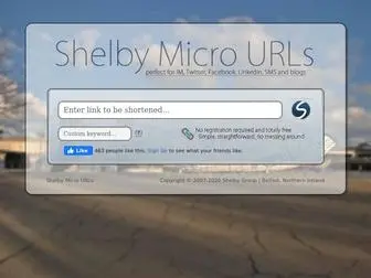 Shelby.im(Micro Urls) Screenshot