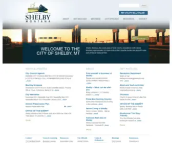 Shelbymt.com(City of Shelby) Screenshot