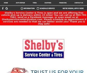 Shelbystireandservice.com(Shelby's Service Center and Tires) Screenshot