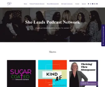 Sheleadspodcasts.com(She Leads Podcast Network) Screenshot