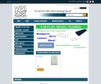 Shelfadditions.com(Wire Shelf) Screenshot