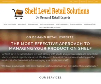 Shelflevelretail.com(Shelf Level Retail Solutions) Screenshot