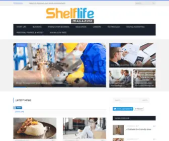 Shelflifemagazine.com(Startup) Screenshot