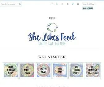 Shelikesfood.com(She Likes Food) Screenshot