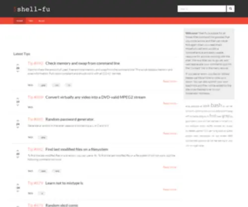 Shell-FU.org(Shell FU) Screenshot