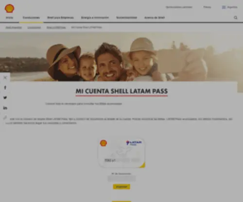 Shell-Latampass.com.ar(Shell Latampass) Screenshot