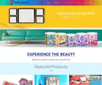 Shell-Paints.com(Experience The Beauty) Screenshot