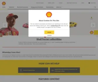 Shell.co.za(Shell South Africa) Screenshot