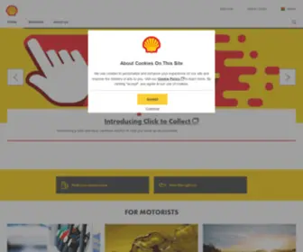 Shell.com.gh(Shell in Ghana) Screenshot