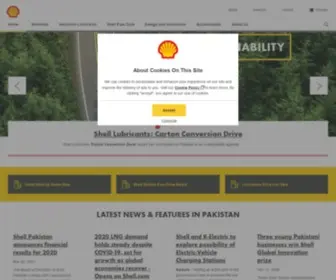 Shell.com.pk(Shell Pakistan) Screenshot