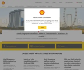 Shell.com.sg(Shell in Singapore) Screenshot