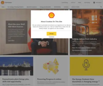 Shell.com(Shell Global) Screenshot