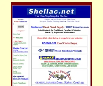 Shellac.net(Wood Finish Supply) Screenshot