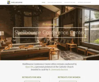 Shellbourne.net(Shellbourne Conference Center) Screenshot